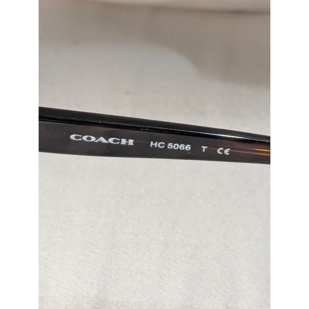Coach Eyeglasses HC 5066 9155 Satin Brown Dark Tortoise FRAMES ONLY 53-16-135
